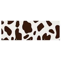 Cow Spots Brown White Banner And Sign 12  X 4  by ConteMonfrey