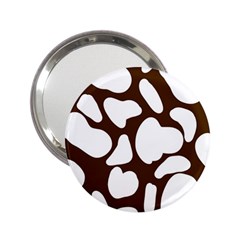 Brown White Cow 2 25  Handbag Mirrors by ConteMonfrey