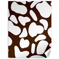 Brown White Cow Canvas 36  X 48  by ConteMonfrey