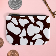 Brown White Cow Mini Coin Purse by ConteMonfrey