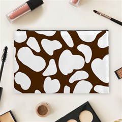 Brown White Cow Cosmetic Bag (large) by ConteMonfrey