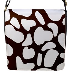 Brown White Cow Flap Closure Messenger Bag (s) by ConteMonfrey