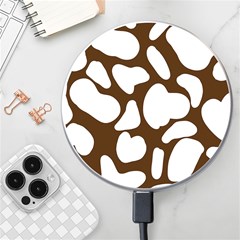 Brown White Cow Wireless Charger by ConteMonfrey