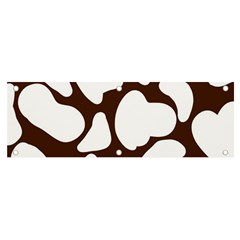 Brown White Cow Banner And Sign 6  X 2  by ConteMonfrey