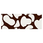 Brown white cow Banner and Sign 8  x 3  Front