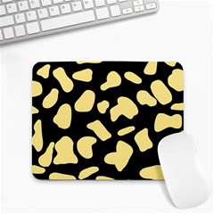 Cow Yellow Black Small Mousepad by ConteMonfrey