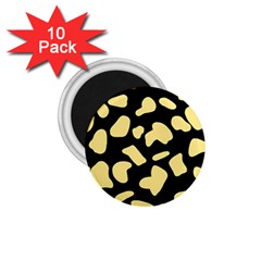 Cow Yellow Black 1 75  Magnets (10 Pack)  by ConteMonfrey