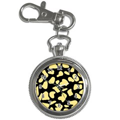 Cow Yellow Black Key Chain Watches by ConteMonfrey