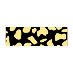 Cow Yellow Black Sticker Bumper (10 Pack) by ConteMonfrey