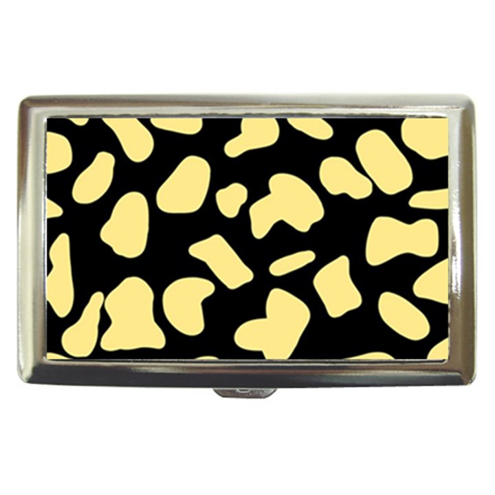 Cow yellow black Cigarette Money Case