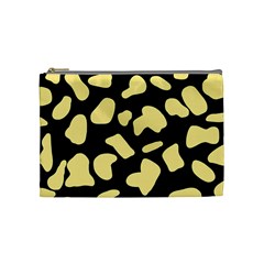 Cow Yellow Black Cosmetic Bag (medium) by ConteMonfrey