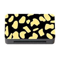 Cow Yellow Black Memory Card Reader With Cf by ConteMonfrey