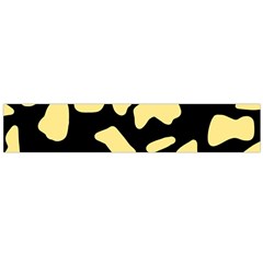 Cow Yellow Black Large Flano Scarf  by ConteMonfrey