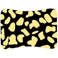 Cow Yellow Black Velour Seat Head Rest Cushion by ConteMonfrey