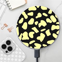 Cow Yellow Black Wireless Charger by ConteMonfrey