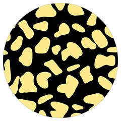 Cow Yellow Black Round Trivet by ConteMonfrey