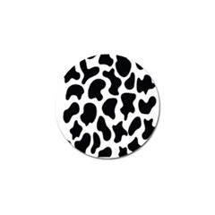 Cow Black And White Spots Golf Ball Marker by ConteMonfrey