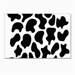 Cow Black And White Spots Postcard 4 x 6  (pkg Of 10) by ConteMonfrey