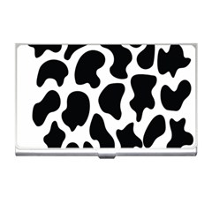 Cow Black And White Spots Business Card Holder by ConteMonfrey