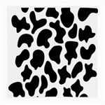 Cow black and white spots Medium Glasses Cloth Front