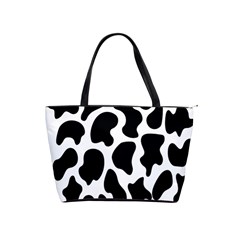 Cow Black And White Spots Classic Shoulder Handbag by ConteMonfrey