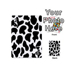 Cow Black And White Spots Playing Cards 54 Designs (mini)