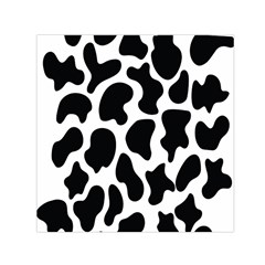 Cow Black And White Spots Square Satin Scarf (30  X 30 ) by ConteMonfrey