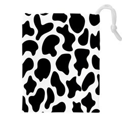 Cow Black And White Spots Drawstring Pouch (5xl) by ConteMonfrey