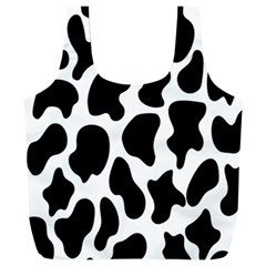 Cow Black And White Spots Full Print Recycle Bag (xxl) by ConteMonfrey