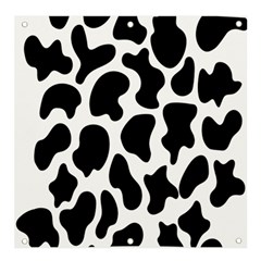 Cow Black And White Spots Banner And Sign 4  X 4  by ConteMonfrey