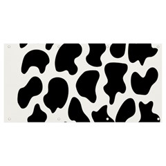 Cow Black And White Spots Banner And Sign 8  X 4  by ConteMonfrey