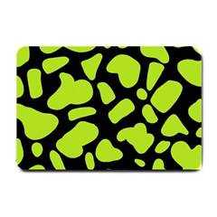 Neon Green Cow Spots Small Doormat by ConteMonfrey