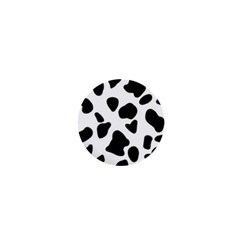 Black And White Spots 1  Mini Buttons by ConteMonfrey