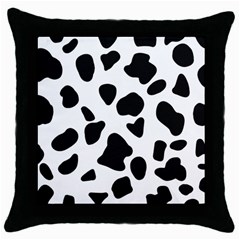 Black And White Spots Throw Pillow Case (black) by ConteMonfrey