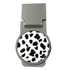 Black And White Spots Money Clips (round)  by ConteMonfrey