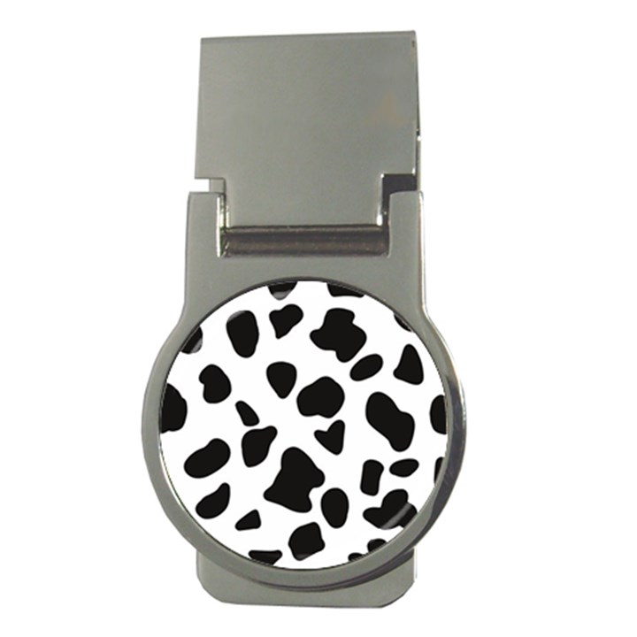 Black and white spots Money Clips (Round) 