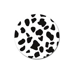 Black And White Spots Magnet 3  (round) by ConteMonfrey