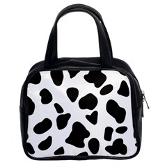 Black And White Spots Classic Handbag (two Sides) by ConteMonfrey