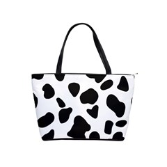 Black And White Spots Classic Shoulder Handbag by ConteMonfrey