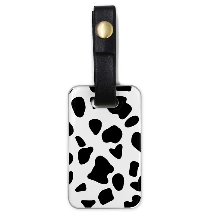 Black and white spots Luggage Tag (one side)