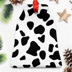 Black And White Spots Bell Ornament (two Sides) by ConteMonfrey