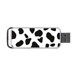 Black And White Spots Portable Usb Flash (two Sides) by ConteMonfrey