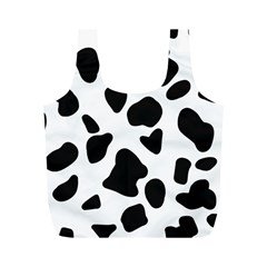 Black And White Spots Full Print Recycle Bag (m) by ConteMonfrey