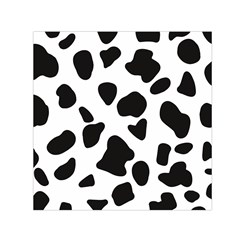 Black And White Spots Square Satin Scarf (30  X 30 )