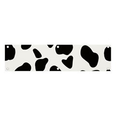 Black And White Spots Banner And Sign 4  X 1  by ConteMonfrey