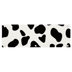 Black and white spots Banner and Sign 6  x 2  Front