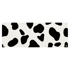 Black And White Spots Banner And Sign 8  X 3  by ConteMonfrey