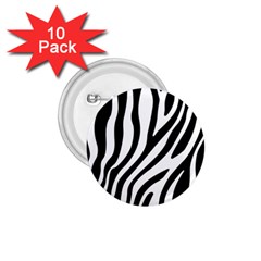 Zebra Vibes Animal Print 1 75  Buttons (10 Pack) by ConteMonfrey