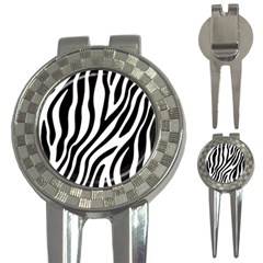 Zebra Vibes Animal Print 3-in-1 Golf Divots by ConteMonfrey