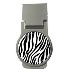 Zebra Vibes Animal Print Money Clips (round)  by ConteMonfrey